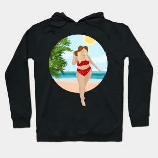 Girl On The Beach 3 Hoodie